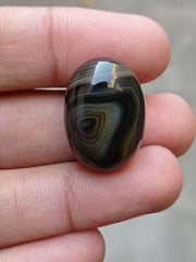 38.4ct Fortified Agate - Sulaimani Aqeeq - Dimension 25x18x10mm