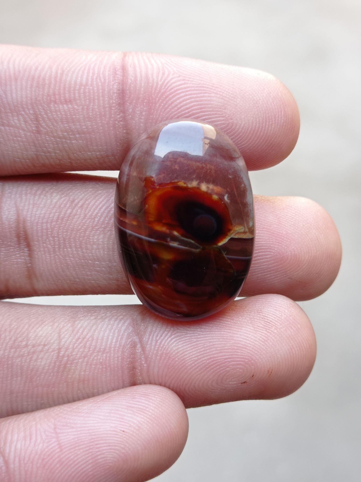 Unique Agate - Sulaimani Aqeeq - 31x21x7mm