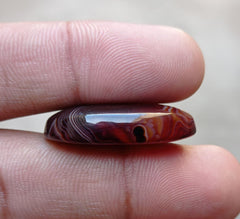 41.2ct Classy Fortified Agate - Sulaimani Aqeeq -   31x20x7mm