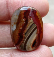 Very Unique Agate - Fortified Agate - Sulaimani Aqeeq - 31x22x6mm