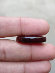 36.8ct Bi-color Agate Cabochon - Sulaimani Aqeeq - 29x20x7mm