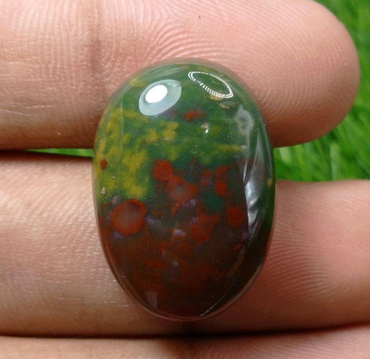 41.8 克拉高品质血石 - 天芥菜 - Hajr-ul-Dam-26x19mm