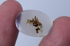 8.9ct Natural Dendritic Agate - Shajri Aqeeq - Dimension-18x12mm