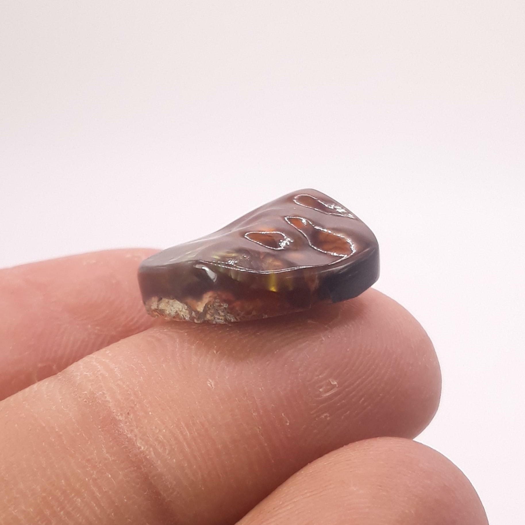 Multicolor Fire Agate Carving - Agata de fuego