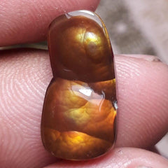 Freeform Rare Mexican Fire Agate Carvings - Agata De Fuego