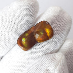 Freeform Rare Mexican Fire Agate Carvings - Agata De Fuego