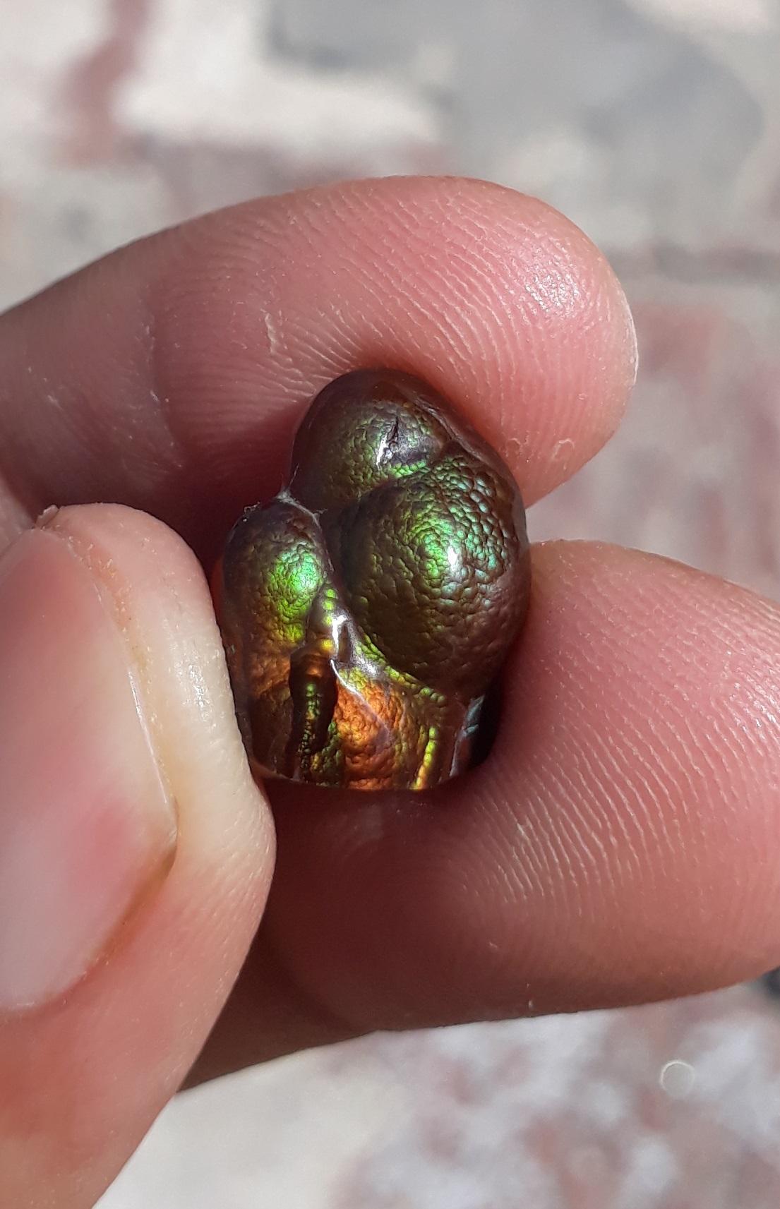 Rare Mexican Fire Agate Top Quality Green