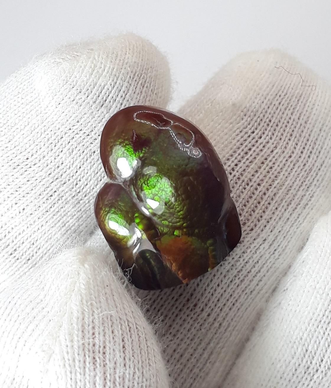 Rare Mexican Fire Agate Top Quality Green