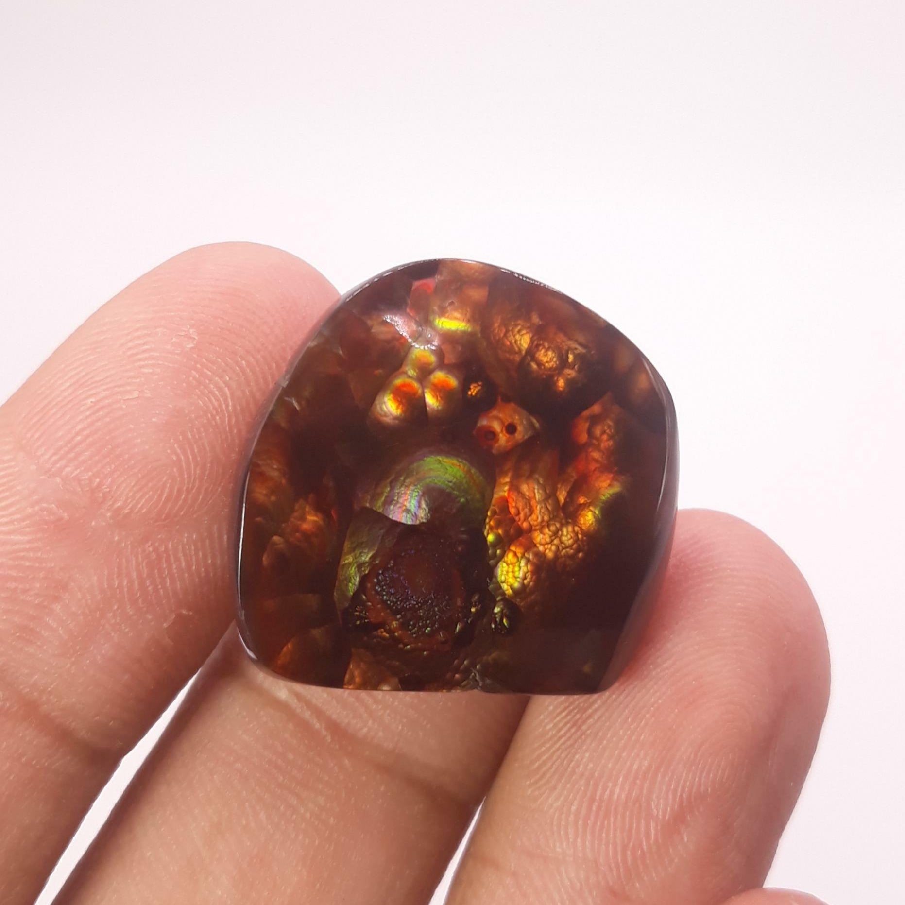 Mexican Rare Fire Agate - Big Piece