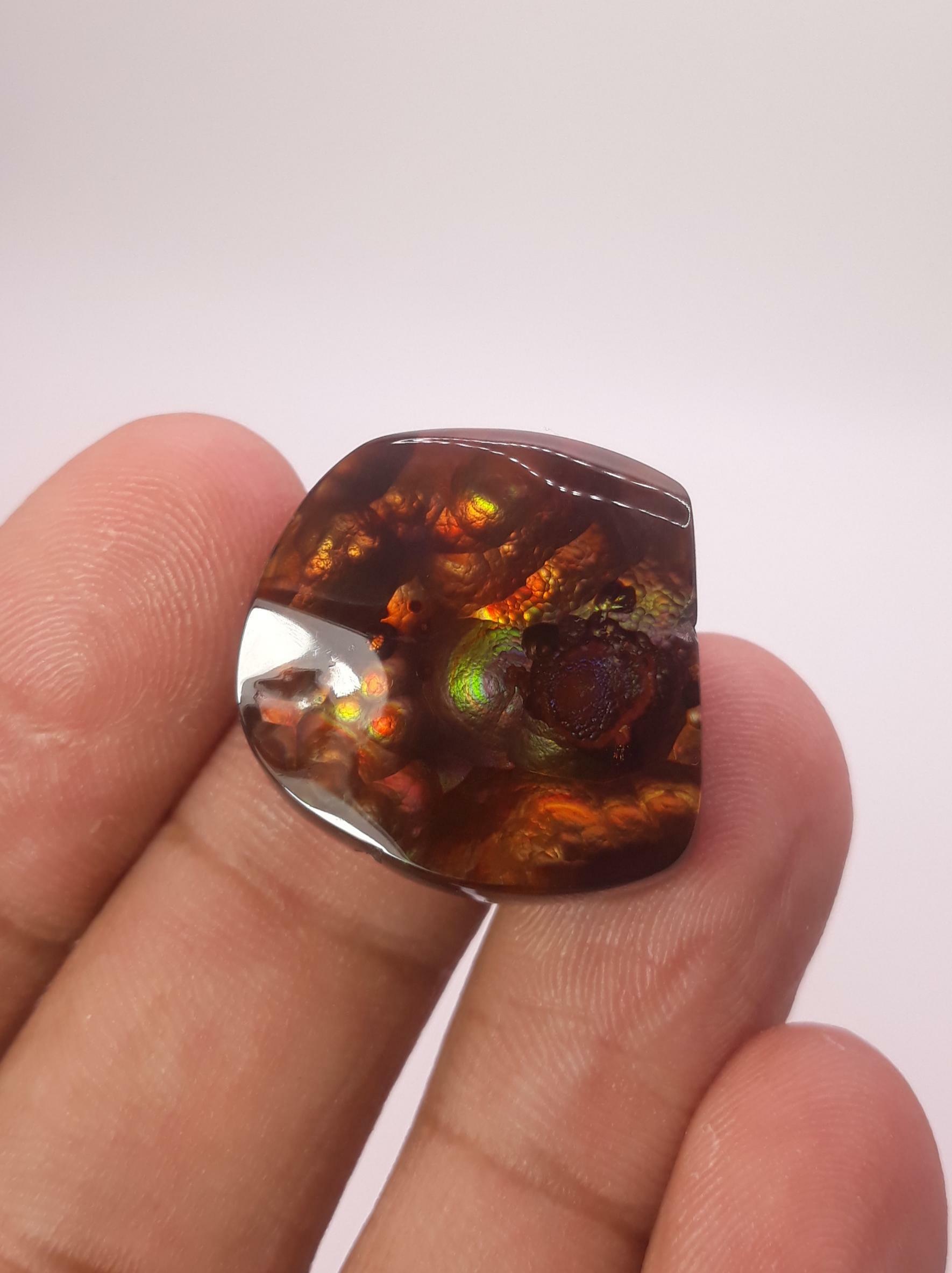 Mexican Rare Fire Agate - Big Piece