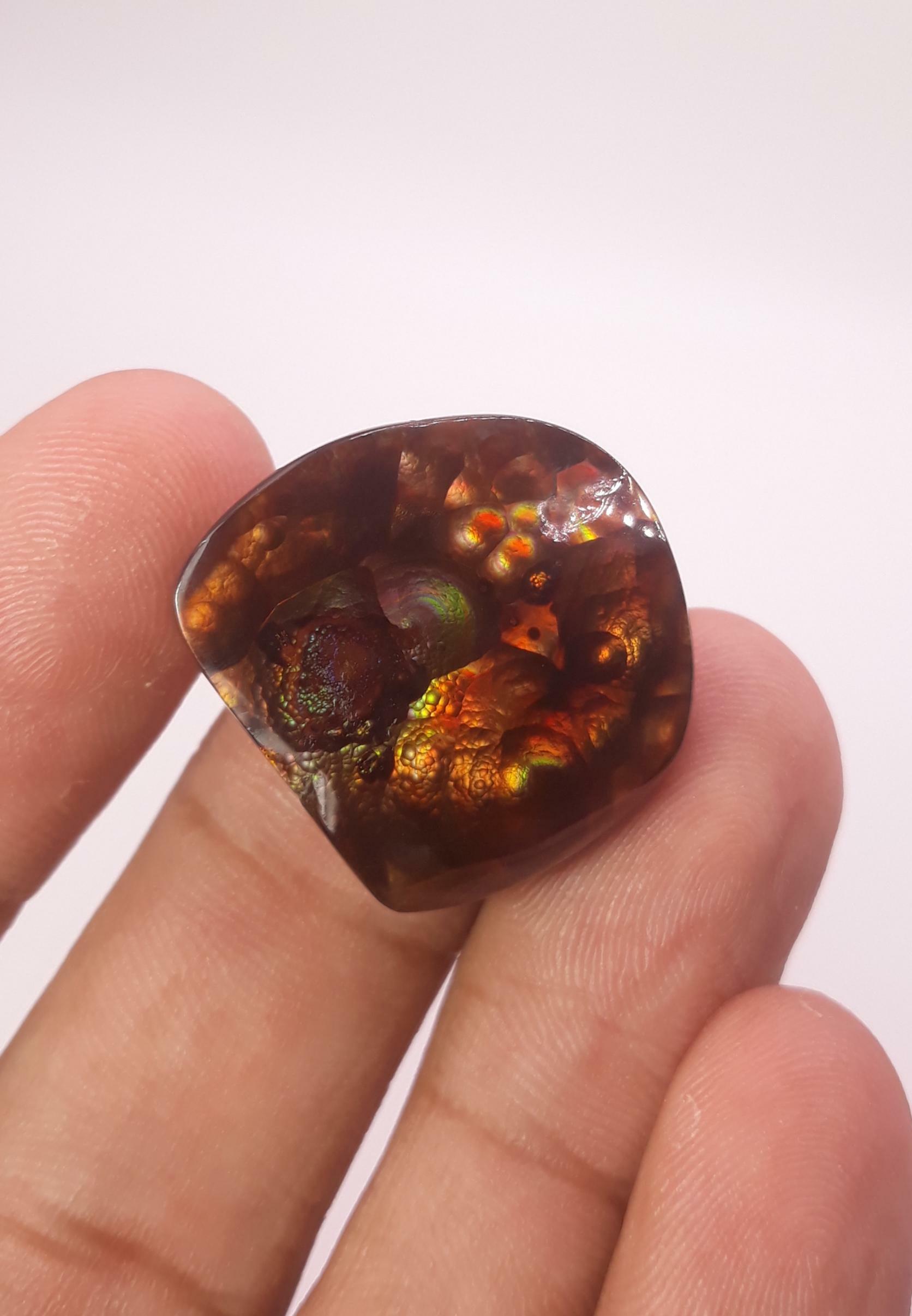 Mexican Rare Fire Agate - Big Piece