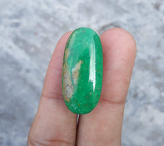 Natural Green Turquoise , Persian Turquoise, 33x16mm