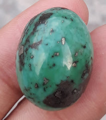 41ct Natural Turquoise, Green Matrix Turquoise, Dimensions   25 x20mm