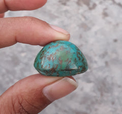 Natural Turquoise Green Matrix  with Pyrite, Shajri Feroza, Oval Shape, Real Firoza Stone,Dimensions-27x21mm