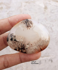 149ct Natural Dendritic Agate - Shajri Aqeeq -56x45mm