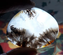 149ct Natural Dendritic Agate - Shajri Aqeeq -56x45mm