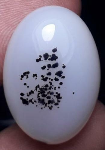 34ct Natural Dendritic Agate - Shajri Aqeeq -23x17mm