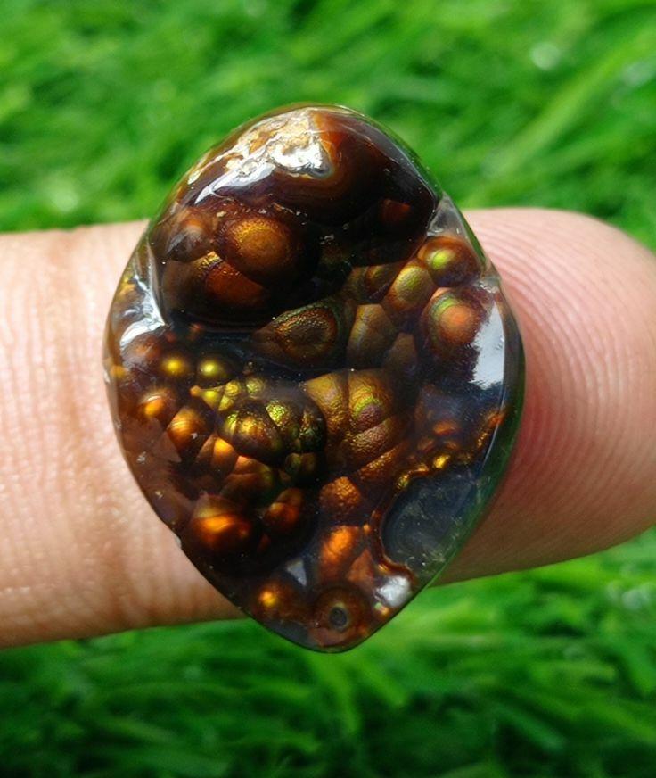 Rare Mexican Fire Agate Carving - Agata De Fuego