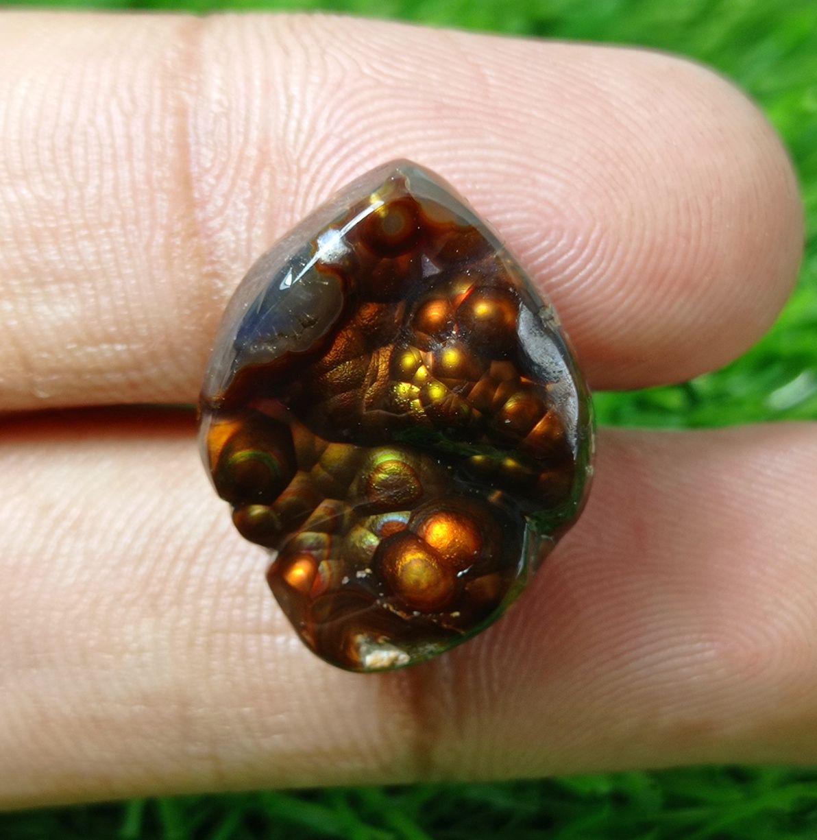 Rare Mexican Fire Agate Carving - Agata De Fuego