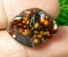 Rare Mexican Fire Agate Carving - Agata De Fuego