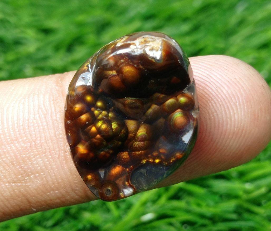 Rare Mexican Fire Agate Carving - Agata De Fuego