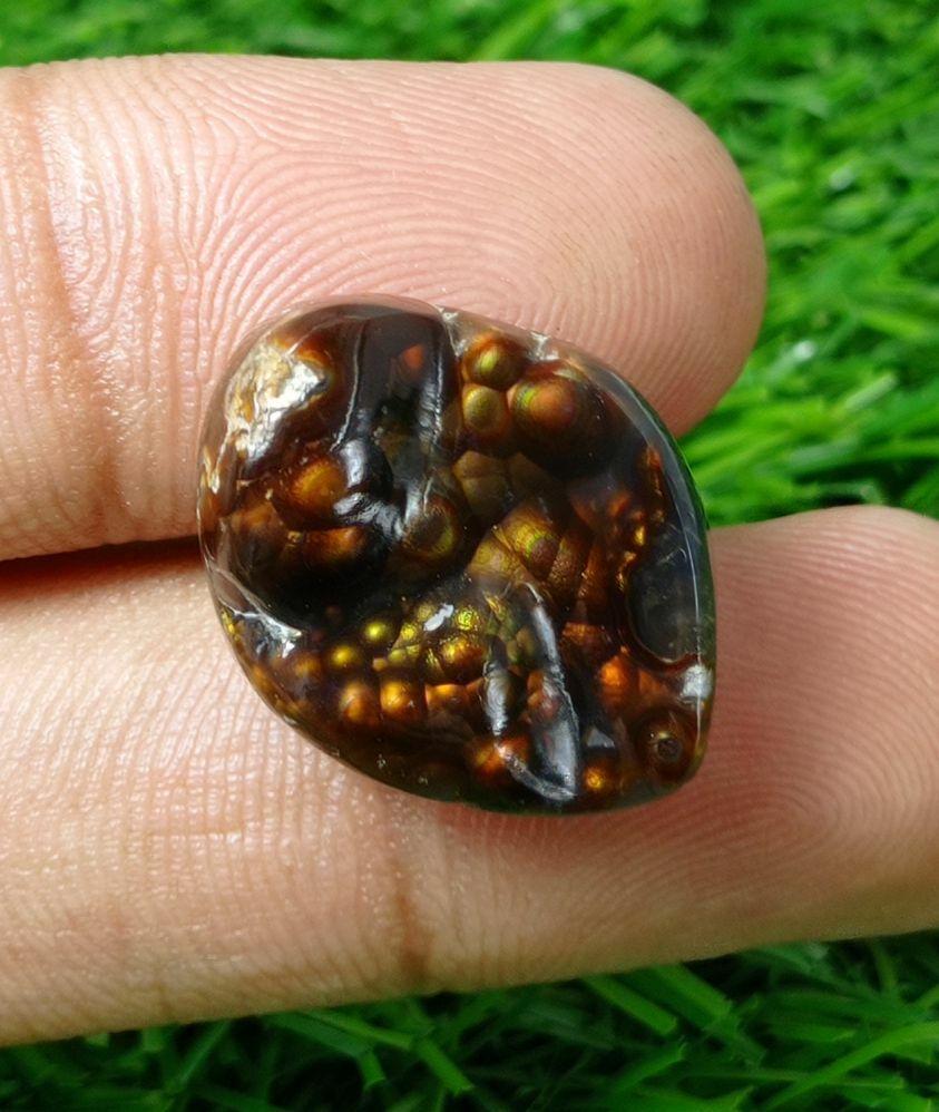 Rare Mexican Fire Agate Carving - Agata De Fuego