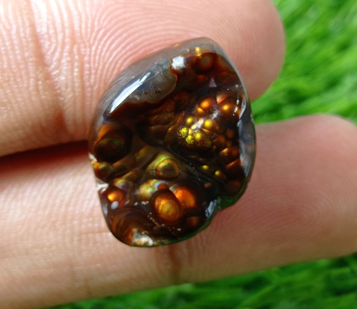 Rare Mexican Fire Agate Carving - Agata De Fuego