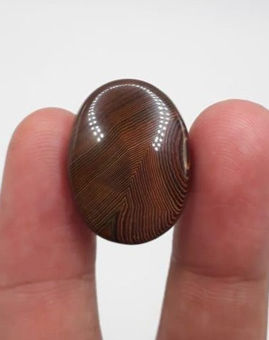 Unique Fortified Agate Cabochon - Sulaimani Aqeeq - 23x17mm