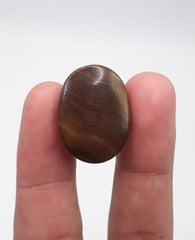 Unique Fortified Agate Cabochon - Sulaimani Aqeeq - 23x17mm