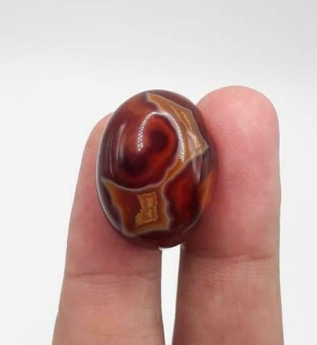 Fortified Agate - Sulaimani Aqeeq - 23x17mm