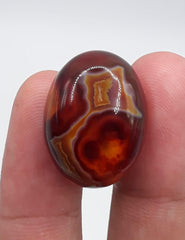 Fortified Agate - Sulaimani Aqeeq - 23x17mm