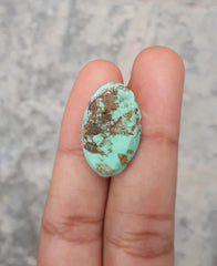 14ct Natural Variscite Cabochon - 23 x 15mm