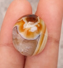 Yellow White Agate - Sulaimani Aqeeq