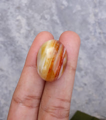 Natural Yellow Banded Agate - Sulaimani Aqeeq