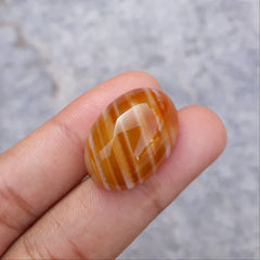 Honey colored Banded Agate - Sulaimani Aqeeq