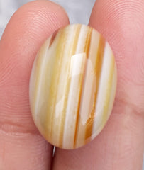 Natural Yellow Banded Agate - Sulaimani Aqeeq