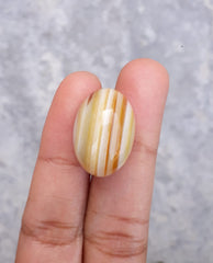 Natural Yellow Banded Agate - Sulaimani Aqeeq