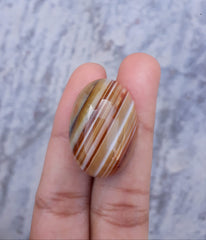 53ct Banded Agate - Sulaimani Aqeeq - 28x21x15mm