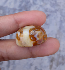 35ct Banded Agate - Sulaimani Aqeeq - 24x17x13mm