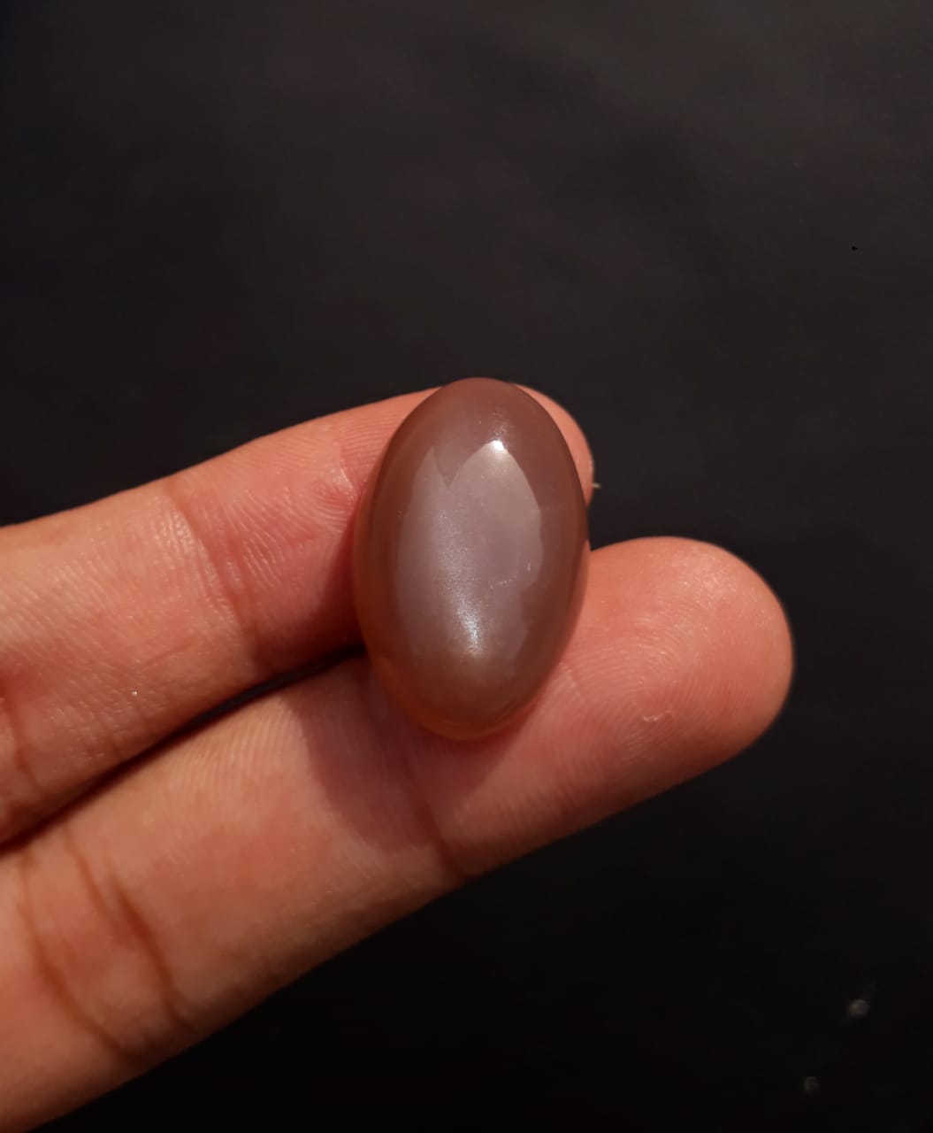 Natural Peach Moonstone - Moonstone For Sale - June Birthstone - Oval Cabochon - 24x10mm