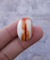 32ct Abstract Pattern Agate Cabochon - Sulaimani Aqeeq