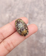 Natural Green Matrix  with Pyrite Turquoise,Shajri Feroa,Dimensions   -23.2x14.5mm