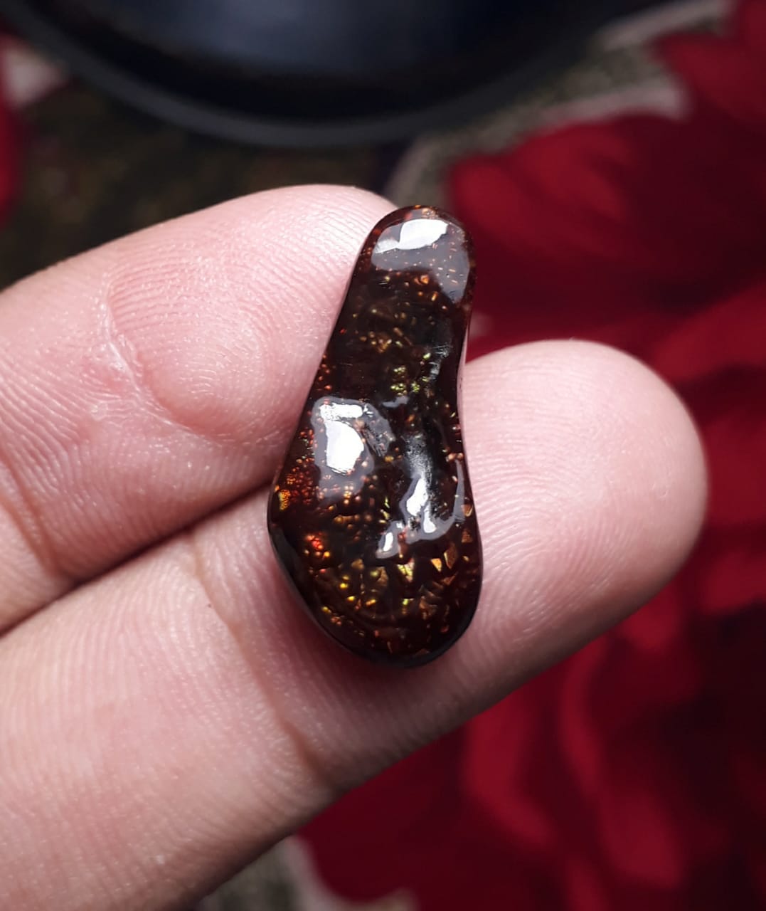 Mexican Fire Agate Spray Pattern - Agata De Fuego