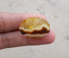 Yellow Fortified Agate - Sulaimani Aqeeq