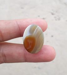 Shadow Agate Cabochon - Sulaimani Aqeeq